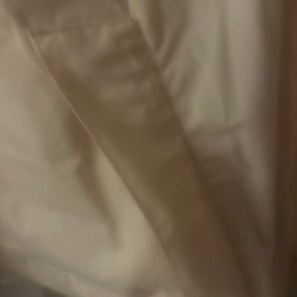 NWOT! Gorgeous Tommy Hilfiger 1/2 Zip Jacket. Cream w/ logo on breast and back. - Picture 4 of 15